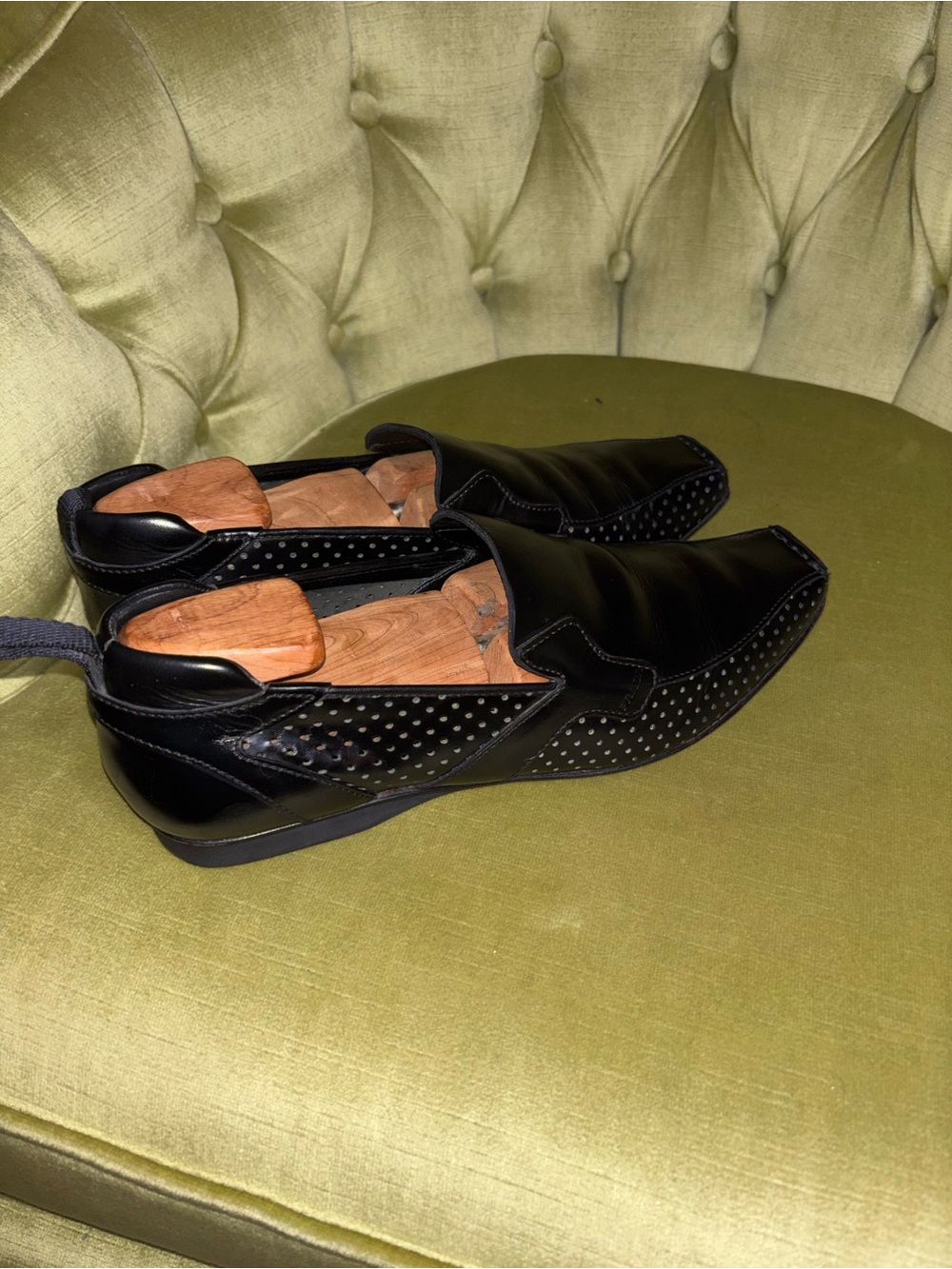 Mens black prada Loafer shoes size 7 - Picture 3 of 9